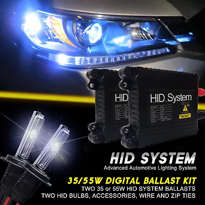 GE Xenon Lights 35W 55W Slim HID Kit For Honda Accord CR-V CR-Z City Civic • $35.18