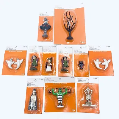 Ashland Halloween Tiny Treasures Lot Skeletons Fairy Witches Tree Bat Ghosts New • $44.99