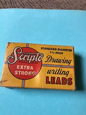 Nice Vintage SCRIPTO DRAWING & WRITING LEADS BOX Atlanta GA. USA • $5.99