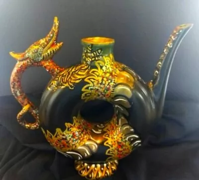 8  Ceramic Bisque Dragon Flagon • $150