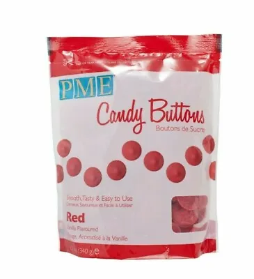 Candy Buttons Cake Pop Red Melts Cake Drip Decoration Toppers • £49.99