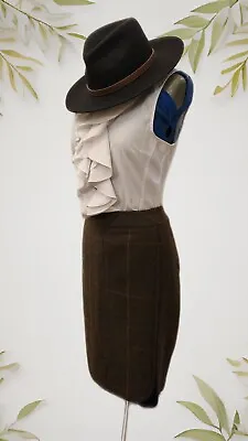 Jack Murphy Tweed Skirt 16 Knee Length Races • £67
