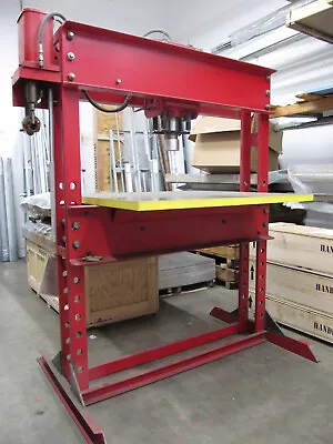 H-Frame Hydraulic Press - 50 Ton Capacity • $4000