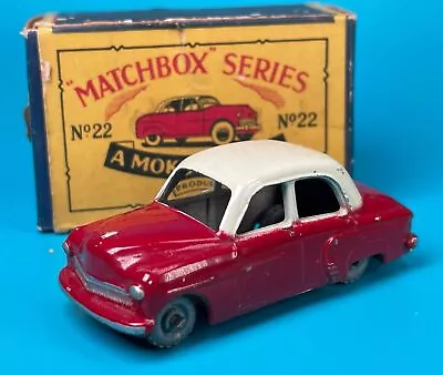 Vauxhall Cresta Moko Lesney Matchbox #33 W/ Original Box GMW Gray Grey  Metal • $18.50