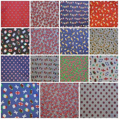 Football RugbyHarlequinDogWelsh Six Nations Flags Polycotton Print Fabrics. • £4.60