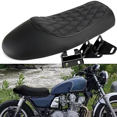 Custom Motorcycle Cafe Racer Seat Hump Saddle For Honda Suzuki Kawasaki Yamaha • $35.67