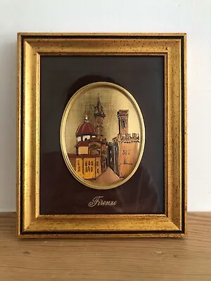 Miniature Painting Of The City Of Florence On Gold Leaf • £16