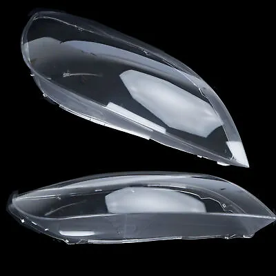 Fit For VOLVO V40 2013-2016 Transparent Headlight Cover Pair Lamp Lens Shell  • $160