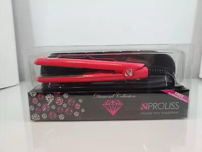 Proliss Pink 1 1/4  Ceramic Ionic Professional Straightener Flat Iron • $31.90