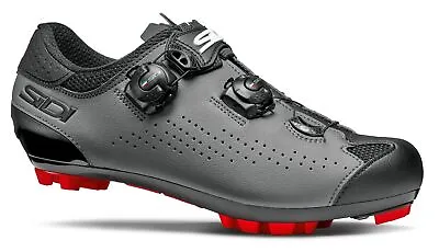 Sidi Dominator 10 Mega Men's Mountain Bike Shoes Black/Grey M43.5 • $227.49