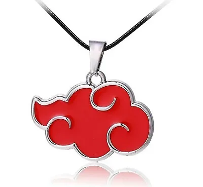 Naruto -ナルト- Japanese Anime Naruto Necklaces Akatsuki Red Cloud Pendant  • £9.99