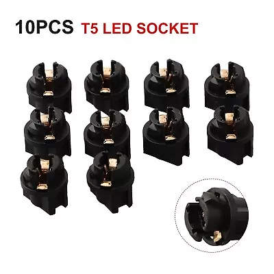 T5 Lock Socket Car Dashboard Instrument Panel Cluster Dash Light Lamp Holder 10X • $6.93