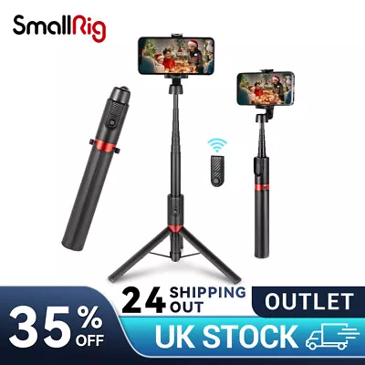 SmallRig Phone Tripod Bluetooth Selfie Stick Tripod Stand For Iphone-Outlet • £15.73