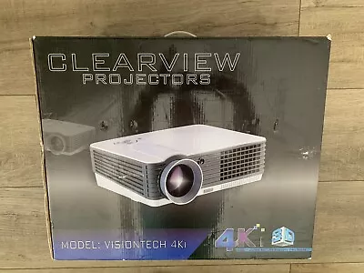 CLEARVIEW VISIONTECH 4KI 3D 1920x1080 PROJECTOR (New In Box) ORG. MSRP $4995 • $185