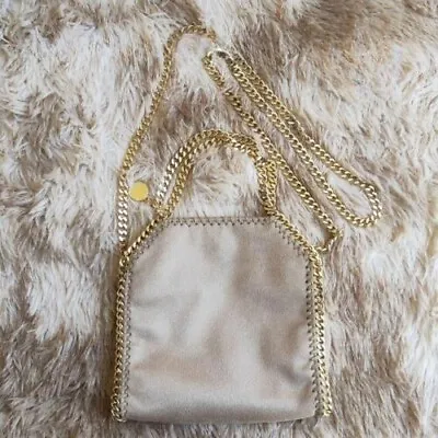 Stella Mc Cartney Falabella Mini Tote Bag Beige • $148.49