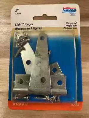 National Hardware Light T Hinges 3  (V284) • $6.89