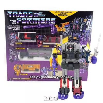 Transformers G1 Menasor Stunticons Reissue Action Figure Robot Toy Collect Gift • $79.27