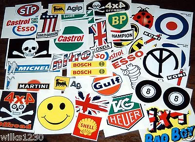 £3.10 • Buy Seconds Fun Stickers Bbomb Soap-box Cart Bike Scooter Car Decals Vw Dub Honda