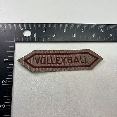 Vintage VOLLEYBALL Tab Patch 95G3 • $4.95