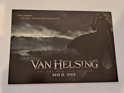 2004 Comic Images Van Helsing Silver Foil Van Helsing Card (Poster) #C5  • $3.99