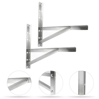 £43.70 • Buy 2 PCS Folding Hinge Bracket Foldable Shelf Bracket Folding Table Bracket
