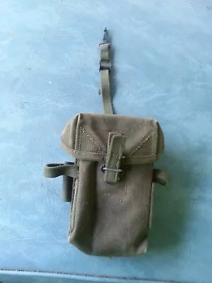 Vietnam Era Us Military Issue Canvas Ammo Magazine Pouch Web Usgi • $32