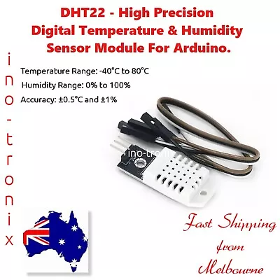 DHT22 – High Precision Temperature And Humidity Sensor Module For Arduino • $2.25