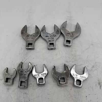 MAC TOOLS USA 3/8  Drive Crows Foot Wrench Lot With Other Brands • $69.95