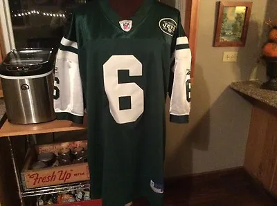 Mark Sanchez New York Jets Reebok Sewn On Jersey Size 54 • $14.99