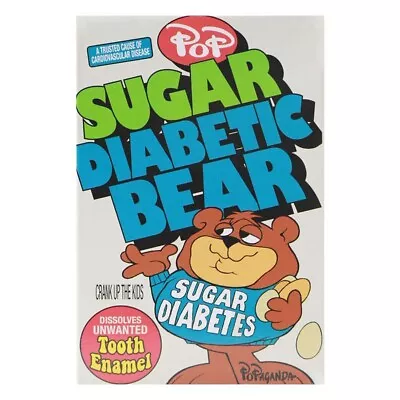 Mindstyle Ron English Popaganda Cereal Killers Sugar Diabetic Bear Mini 3” Seal • $24.95