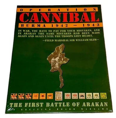 Avalanche Board Wargame Operation Cannibal First Battle Of Arakan NEW Sealed • $99.99