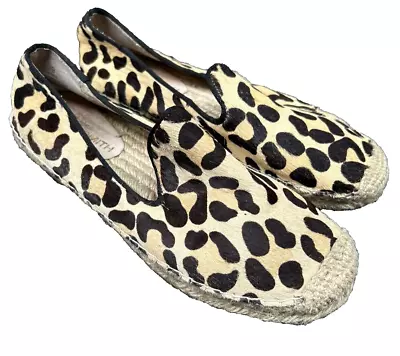 Windsor Smith Women's Animal Print Slip On Leather Shoes Brie Size 9 • $23.12