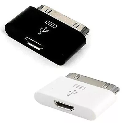 IPhone 3G 4 4S IPod IPad 2 3 Micro USB To Dock Connector 30-Pins Charger • £2.90