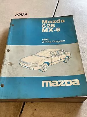 1994 Mazda 626 MX-6 OEM Electrical Wiring Diagram Manual  • $13.65