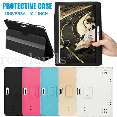 Universal Folio Leather Stand Cover Case For 10/10.1 Inch Android Tablet PC Case • $13.37
