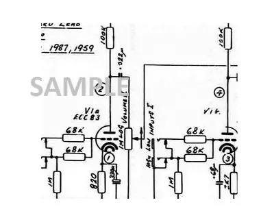 MARSHALL JCM 800 50w 100w Bass Amplifier Schematic Diagram Pdf • $7.85