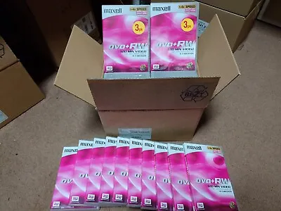 30 Pcs  Maxell DVD+RW Rewritable 2 X Speed 4.7 GB Jewel Case 30 Blank DVD Discs • £22.90