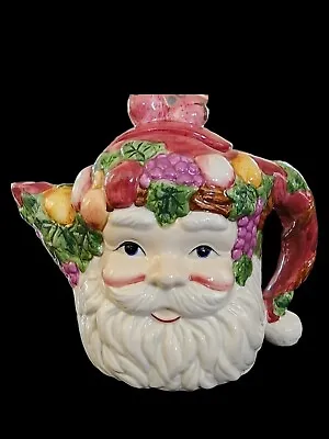 Wang’s International Vintage Fruit Santa 6 Cup Teapot With Lid • $29.99