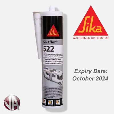 Sika 522 Caravan Sealant Sikaflex 512 Adhesive WHITE  Motorhome  EXPIRY 10/24 • £12.56