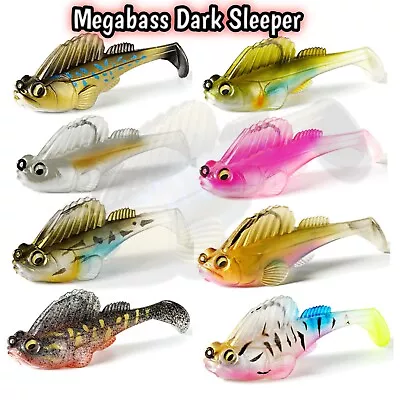 Megabass Dark Sleeper 5 Lures Lot 20 Gram Paddle Tail Fishing Lures Swimbait 36 • $18.95