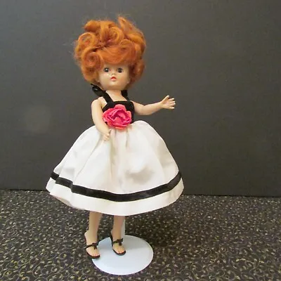 1957 Jill #7403 Vintage Vogue Doll B/W Formal W/ ROSE • $27.50