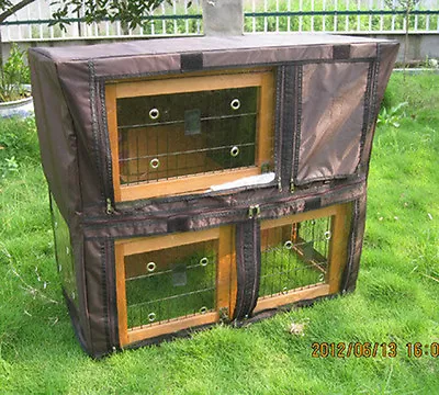 £19.99 • Buy Bunny Business Hutch Cover To Fit 36  Models Double Decker Hutch And Run