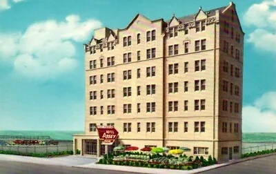 Abbey Motor Hotel Atlantic City New Jersey Postcard • $1.21