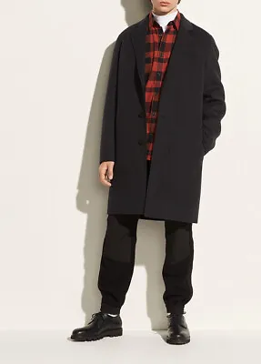 Mj01 Nwt Vince Wool Blend Men Long Car Coat Jacket Size M Lxl $795 • $225