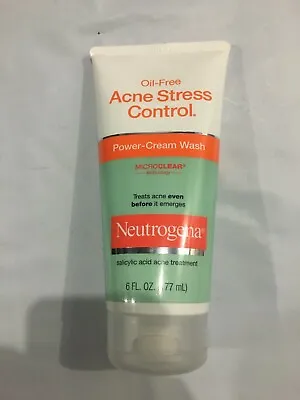 $9.99 • Buy Neutrogena Oil-FreeAcne Stress Control Power-CreamFace Wash 6 Fl. Oz EXP: 8/23
