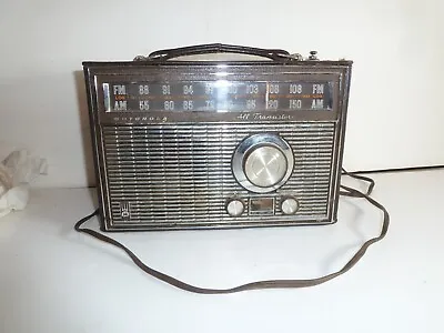 Vintage Motorola All Transistor AM/FM/AFC Model TP81BN Retro Radio 1960's • $100