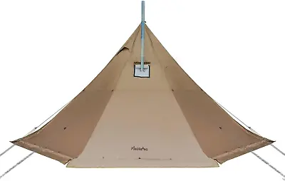 Camping Hot Tent 4-8 Person Tipi Tent With Stove Jack For Cooking And Heating • $388.86