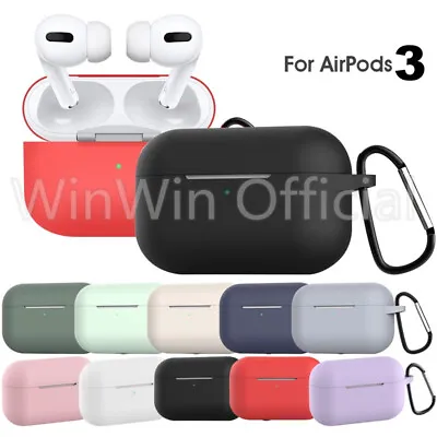 $6.45 • Buy Apple AirPods 3rd Generation Silicone Gel Case Shockproof Protective Skin Cover 