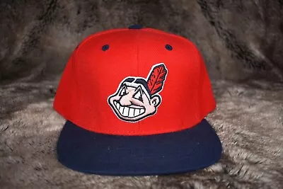 Cleveland Indians Guardians American Needle Vintage Two Toned Snapback Hat Retro • $30.99