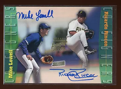 Topps MIKE LOWELL RICARDO RINCON Signed Card Autograph Auto ON CARD CERTIFIED • $12.99